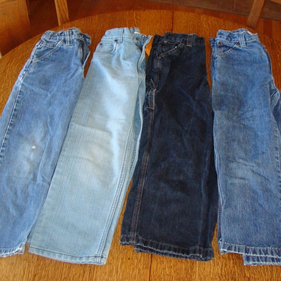 4 pair of boys jeans size 7x 3/Sonoma 1/LEE - Picture 5 of 5